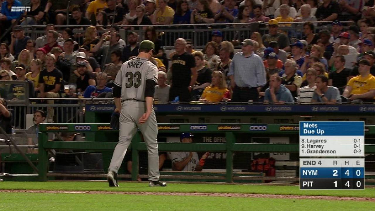 Harvey strikes out Mercer