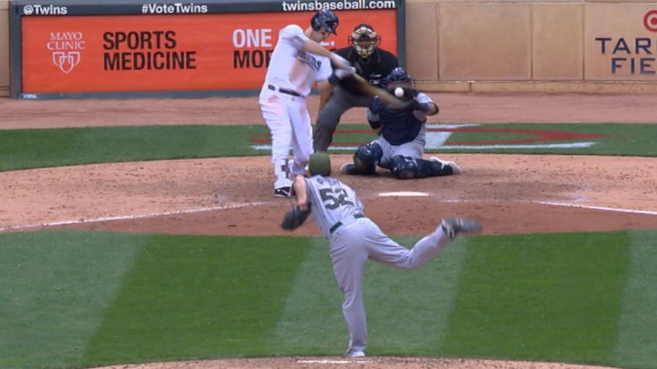 Mauer enjoys #ASGWorthy day at plate