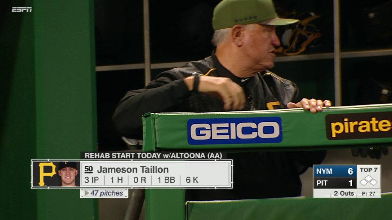 Following first rehab start, Taillon 'all good'