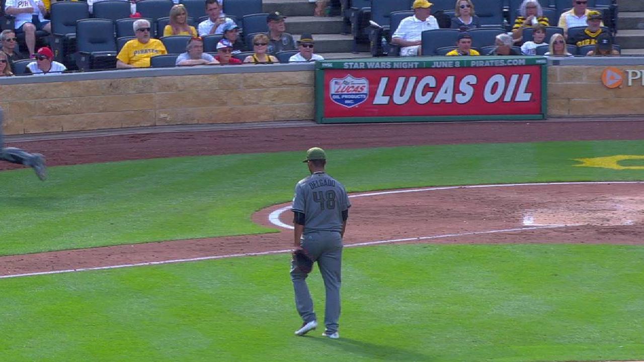 Delgado in for Walker, who might go Sunday