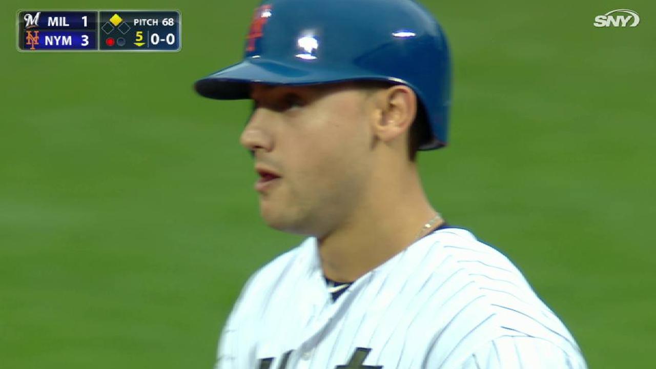 Mets ride Gsellman's arm, bat over Brewers