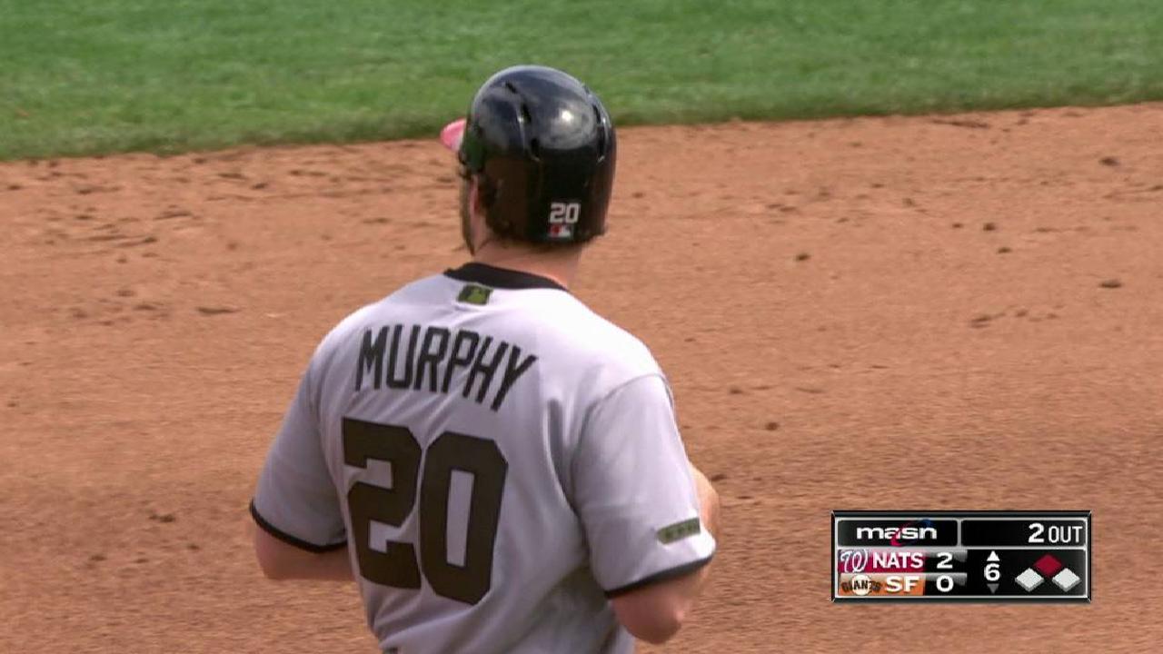 Murphy's RBI double to right