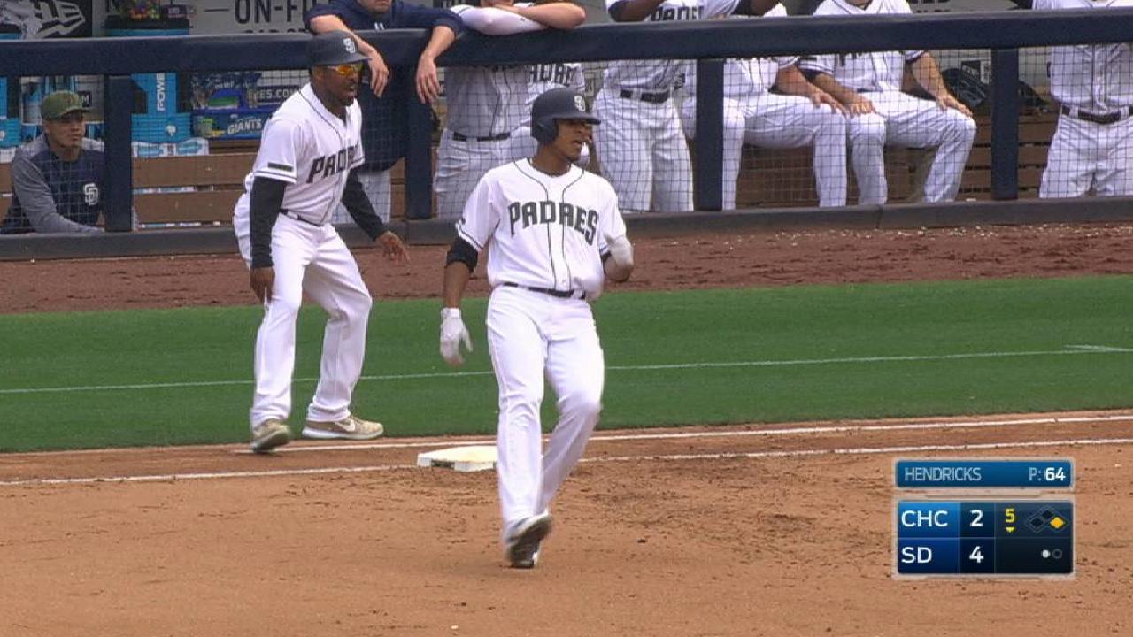 Torres' first Major League hit