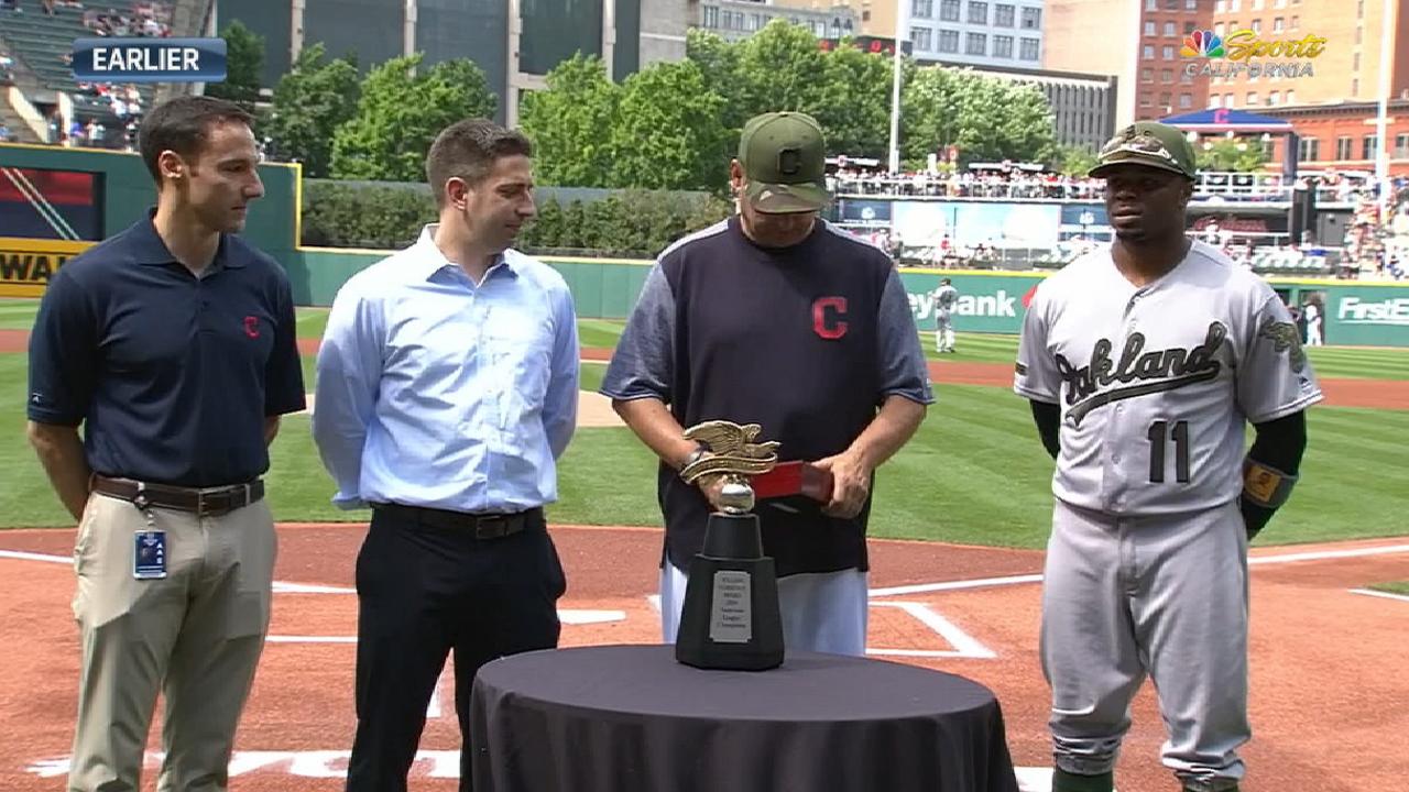 Rajai returns to Cleveland, talks World Series