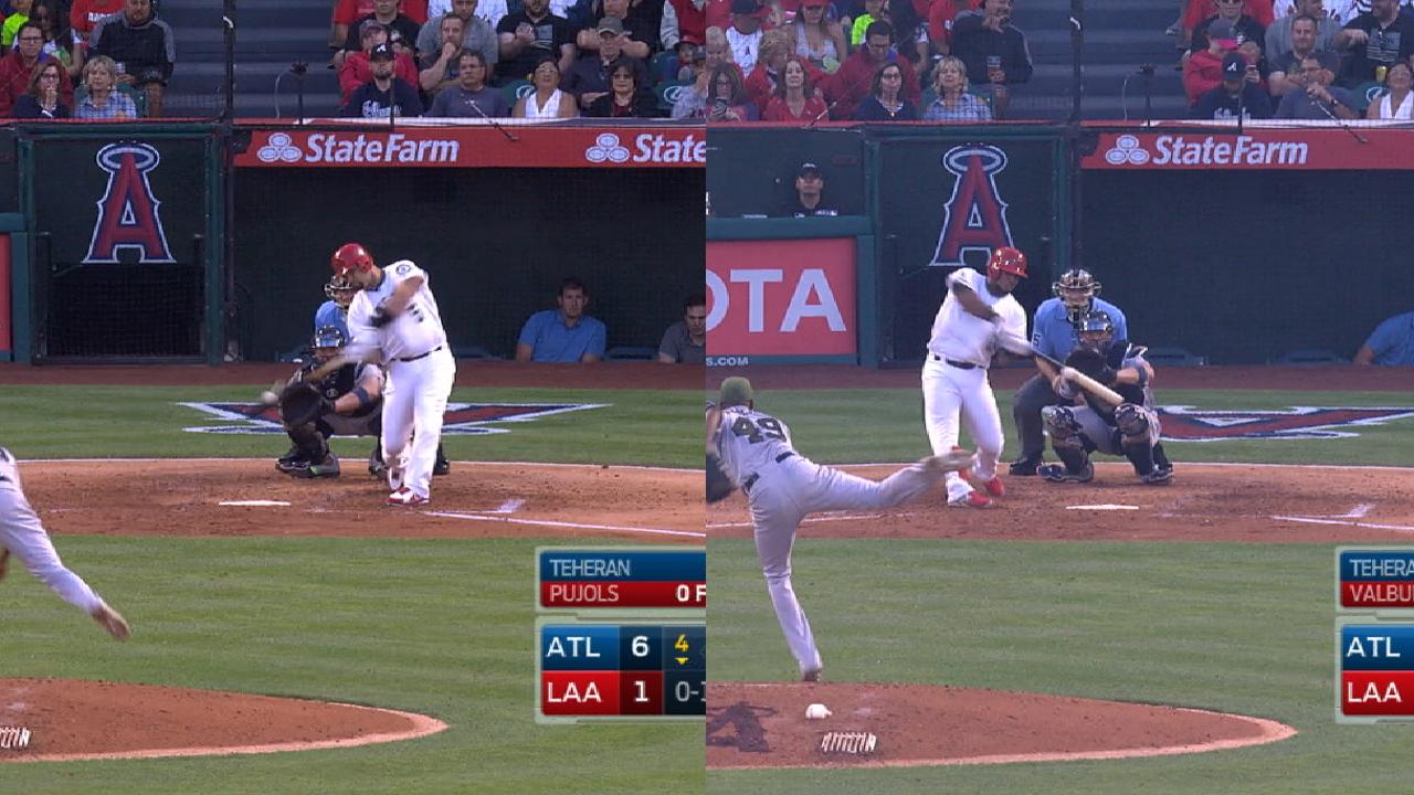Pujols, Valbuena go back-to-back
