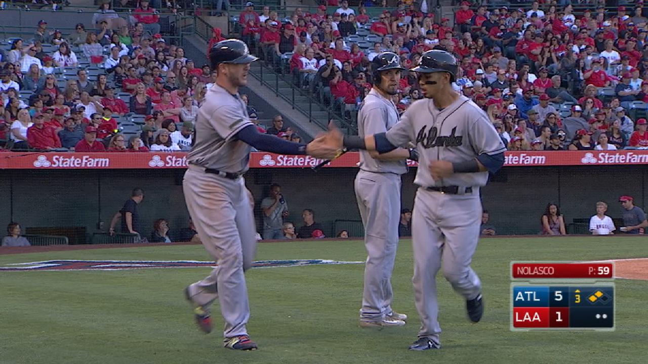 Braves' six-run 3rd inning