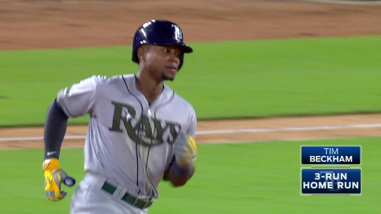 Bates de Rays estallaron y se llevaron maratón ofensivo en Arlington