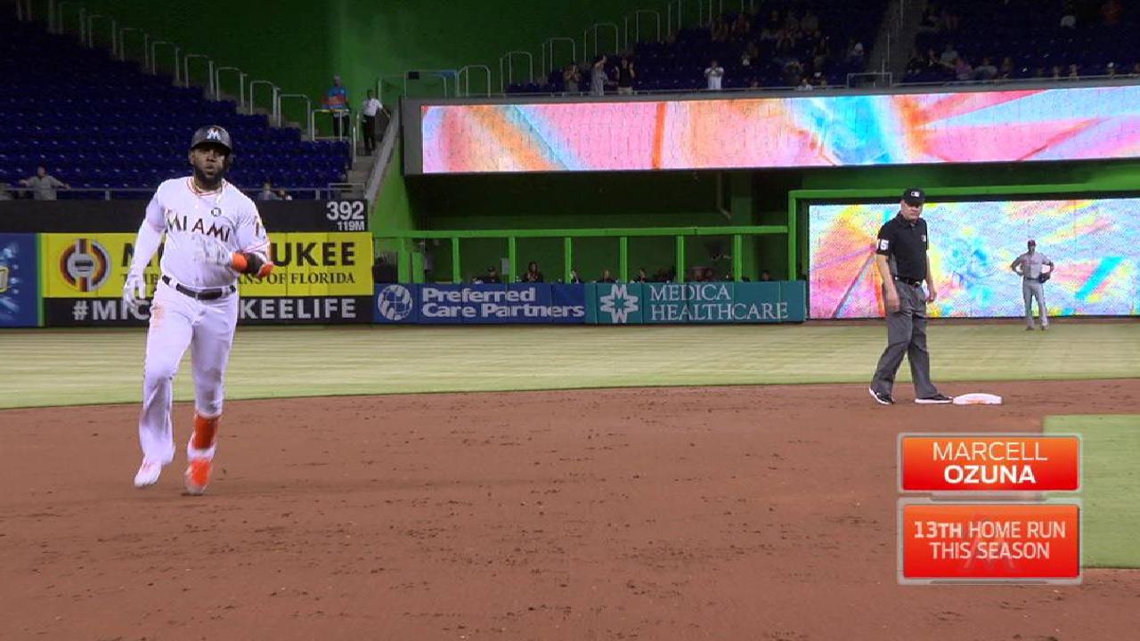 Ozuna's solo home run