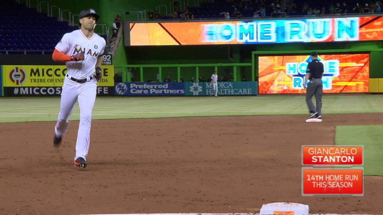 Stanton's two-run homer