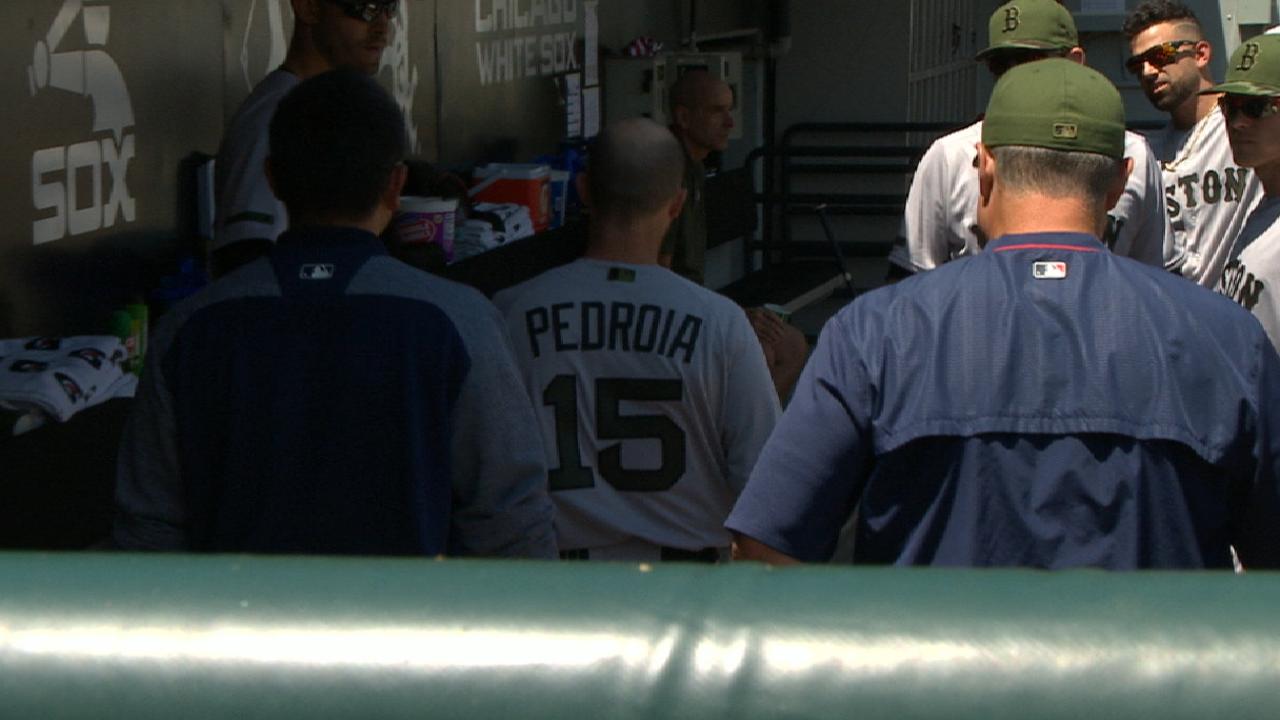 Zinkie on Pedroia to the DL