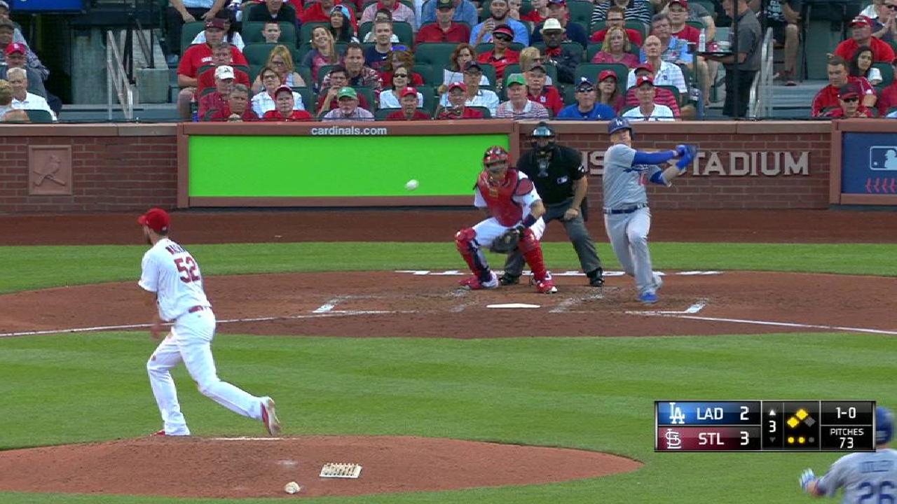 Dodgers get two on single, error