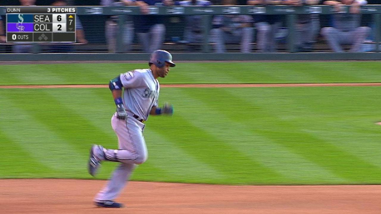 Mariners ride early outburst to roll past Rox