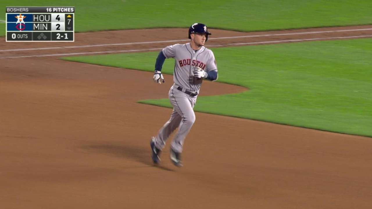 Astros rally to top Twins for 6th straight win