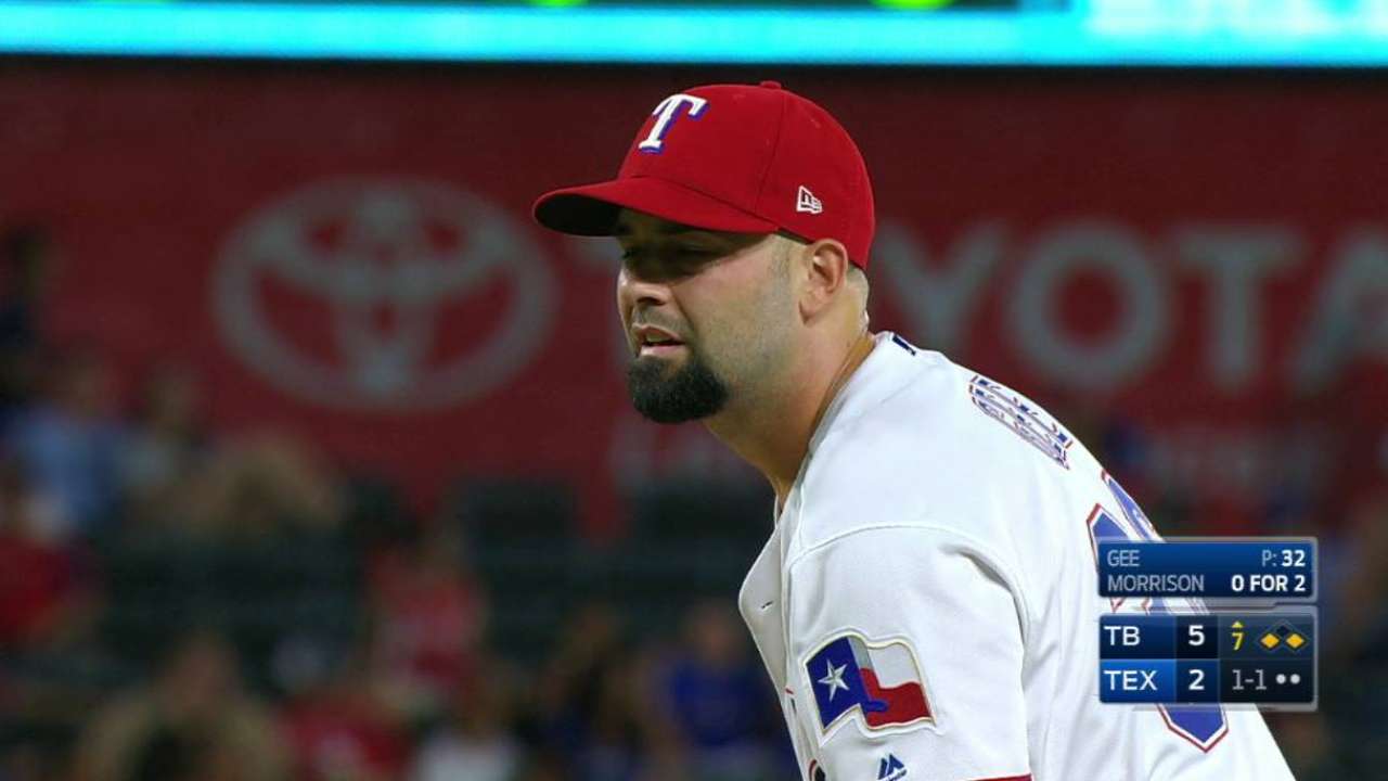 Gee retires Morrison, ends frame