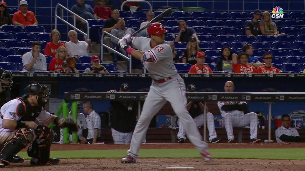 Altherr's RBI single to center