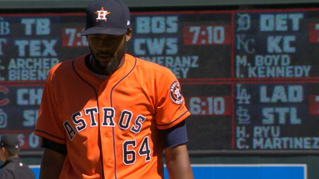 Guduan's solid MLB debut