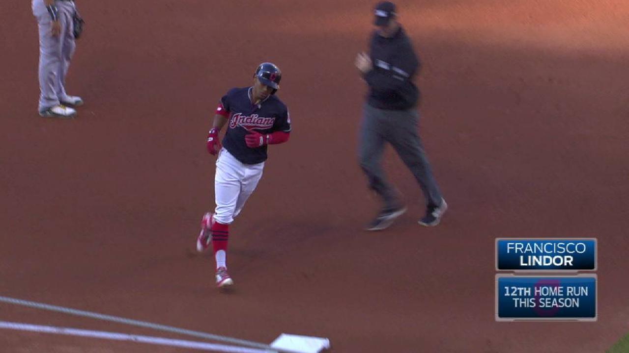 Lindor's solo home run