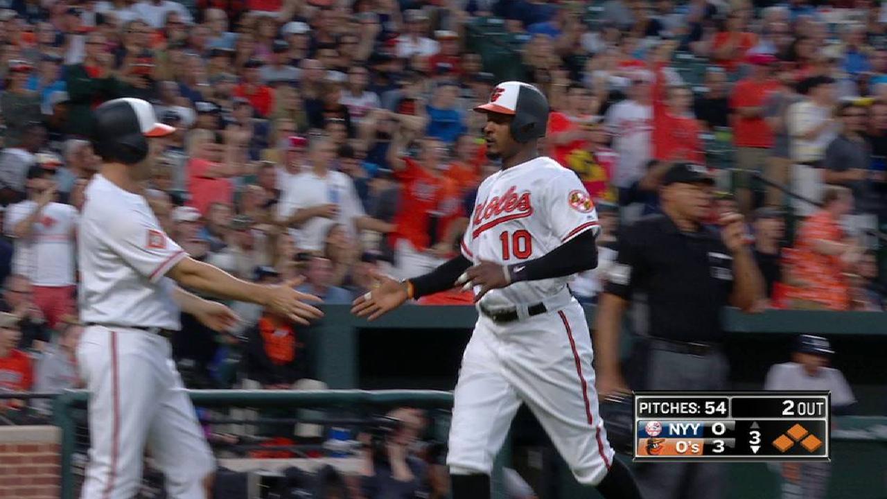 Trumbo's two-run double