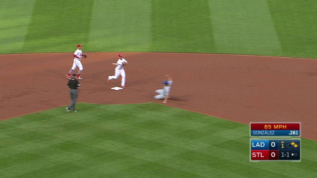 Martinez strands two with DP