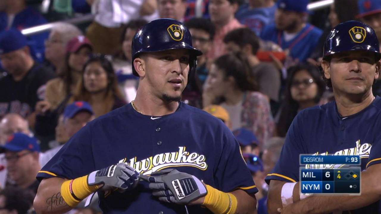 Perez's two-run single