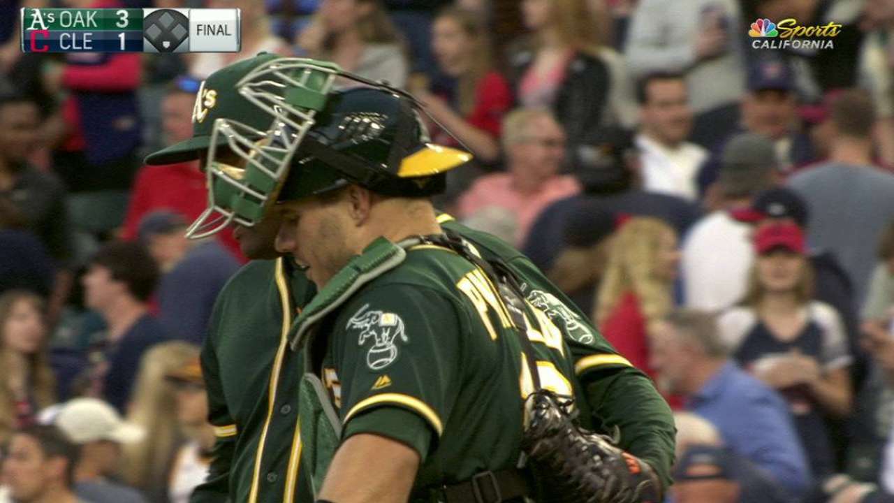 Casilla notches the save