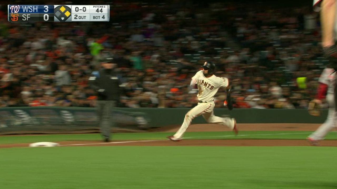 Posey's RBI double