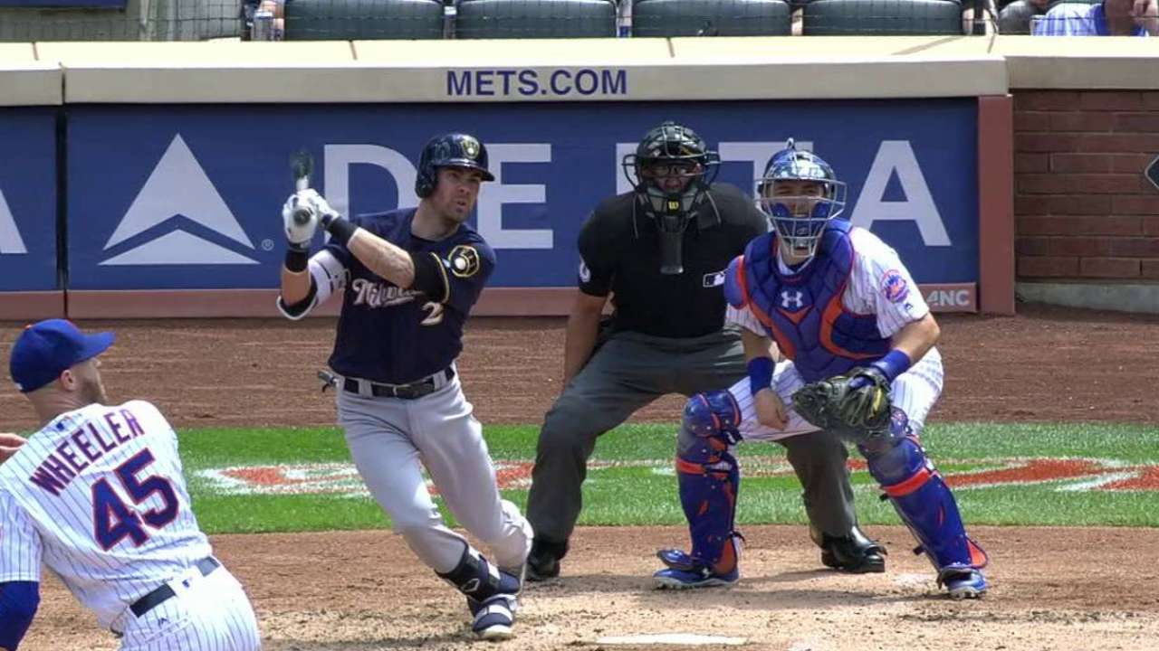 Cerveceros se impusieron por la mínima a los Mets