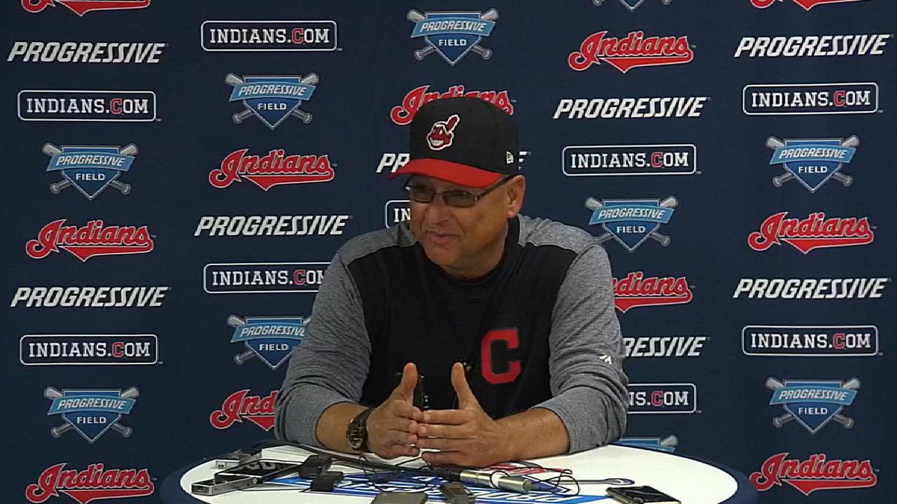 Francona talks 8-0 win over A's