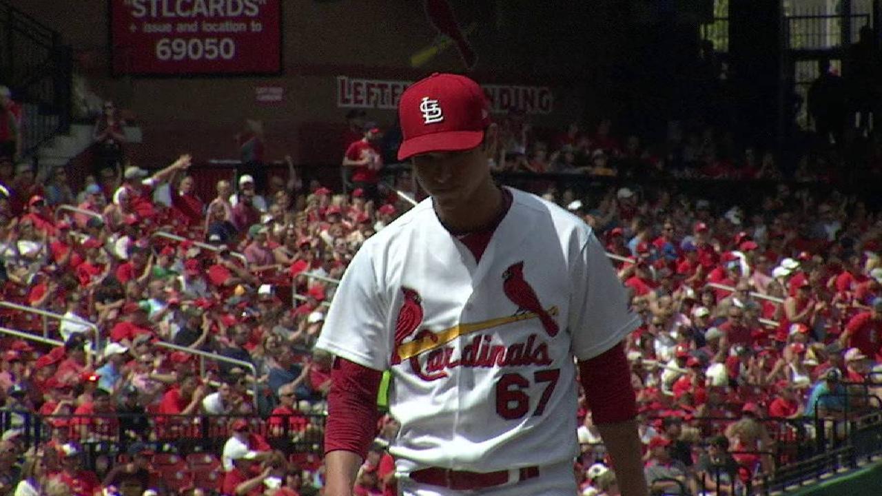 Cardinals turn a 4-6-3 DP