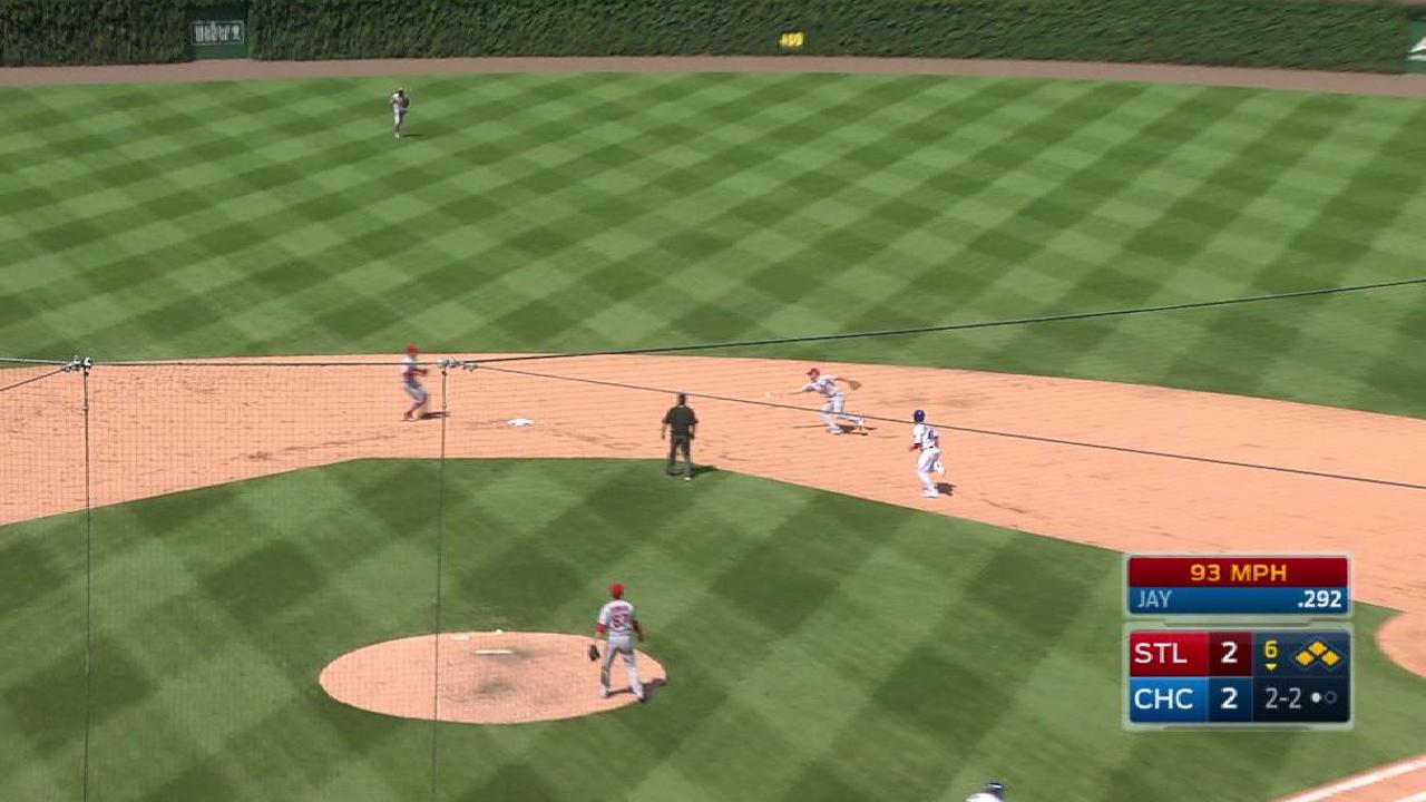 Cardinals turn key double play