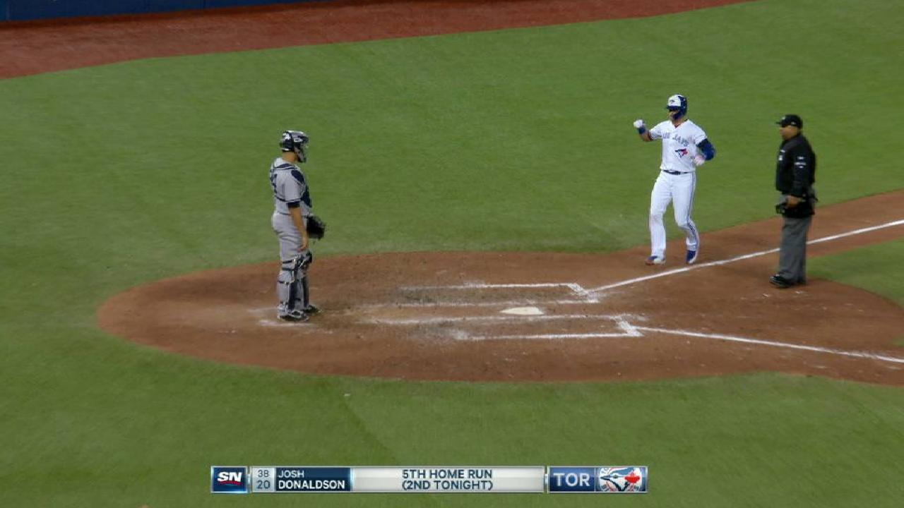 Donaldson y Liriano guían victoria de Azulejos sobre Yankees