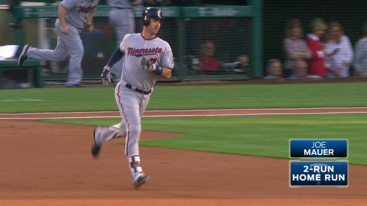 Mauer, Grossman lideran paliza de Mellizos sobre los Angelinos