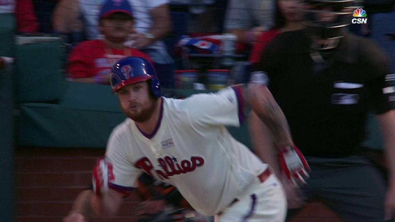 Lively's first MLB hit