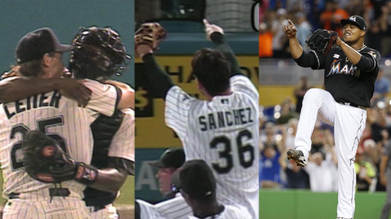 Marlins' six no-hitters