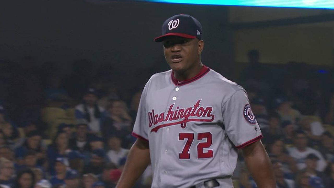 Enny Romero podría ser clave en el bullpen de los Nacionales