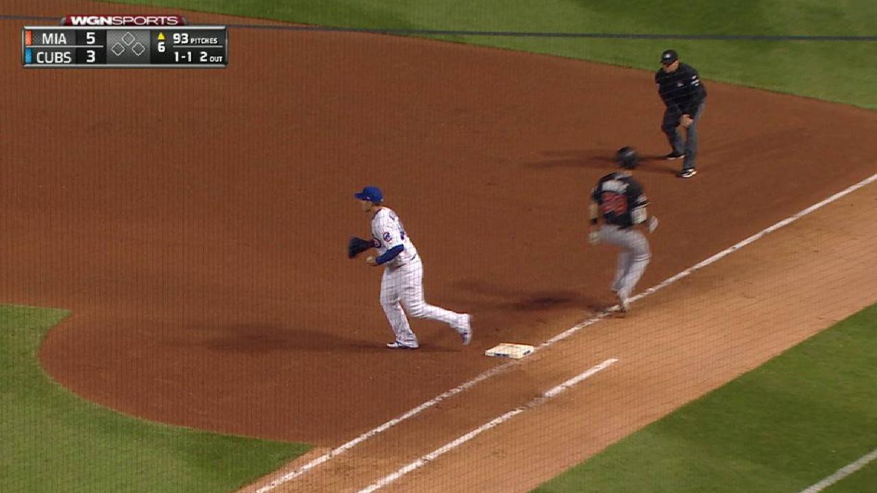 Zobrist flashes the leather