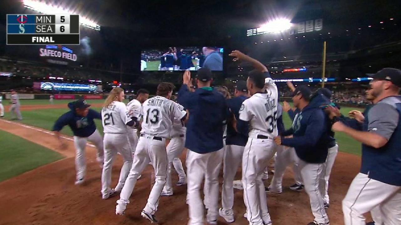 Zunino dio dos jonrones y Marineros dejaron tendidos a Mellizos