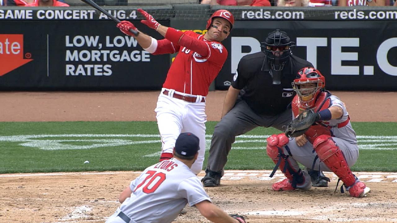Los Rojos no dieron tregua y barrieron serie de cuatro juegos vs. Cardenales