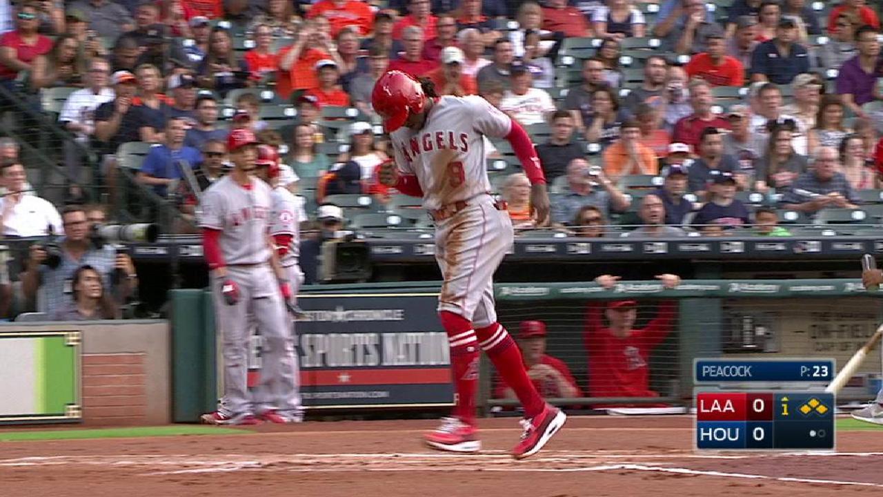 Maybin scores on Valbuena's walk