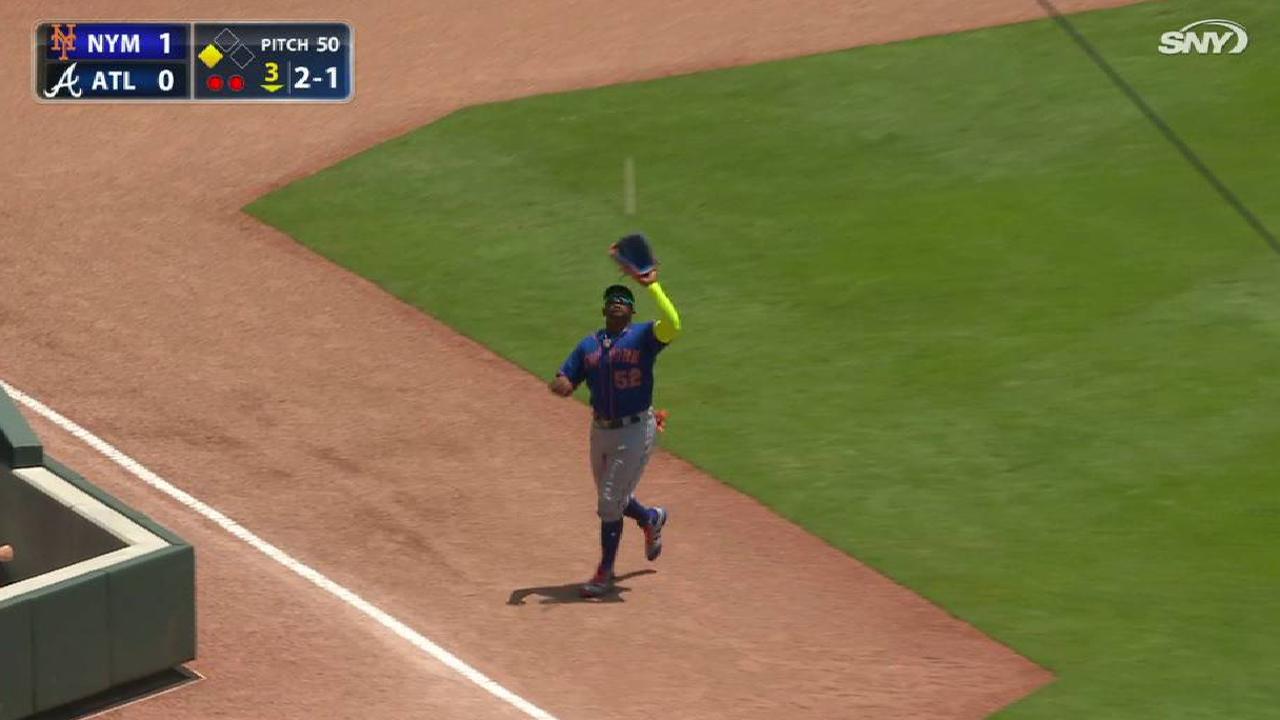 Cespedes' running catch