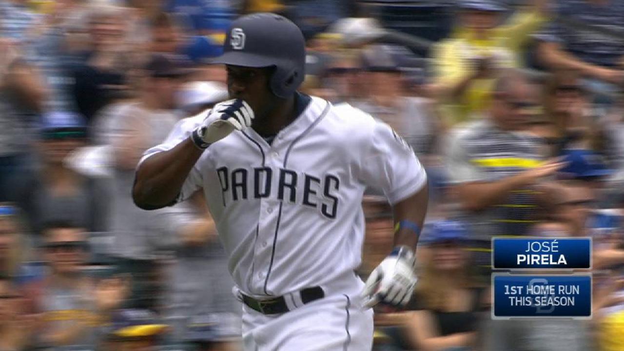 Pirela's dinger opens scoring