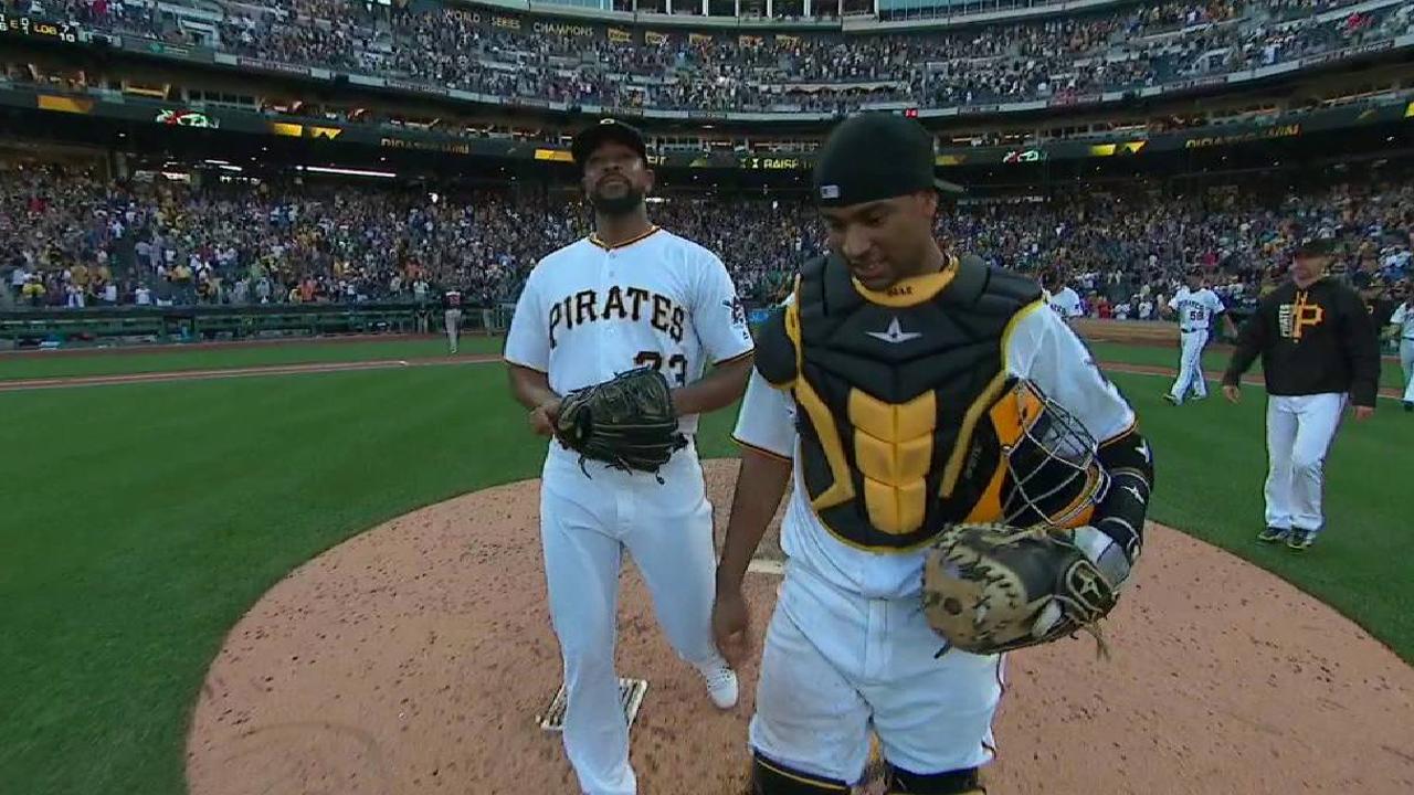 Rivero's first save of season