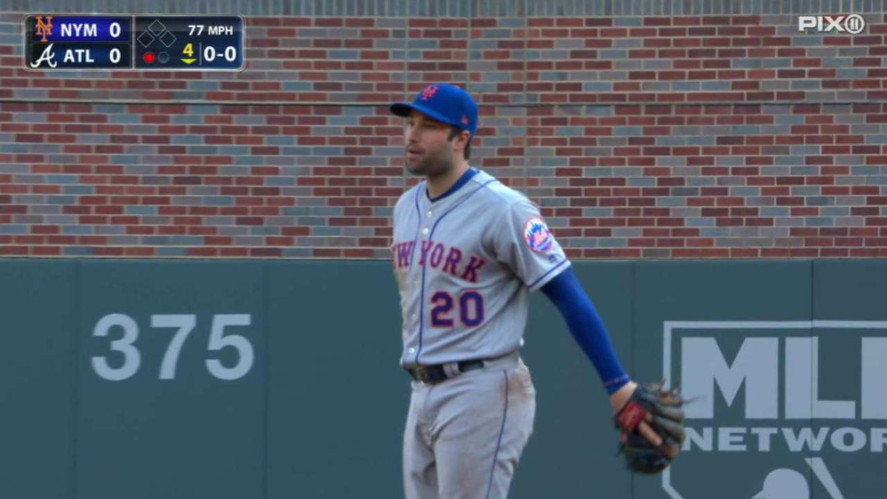 Walker's reaching catch