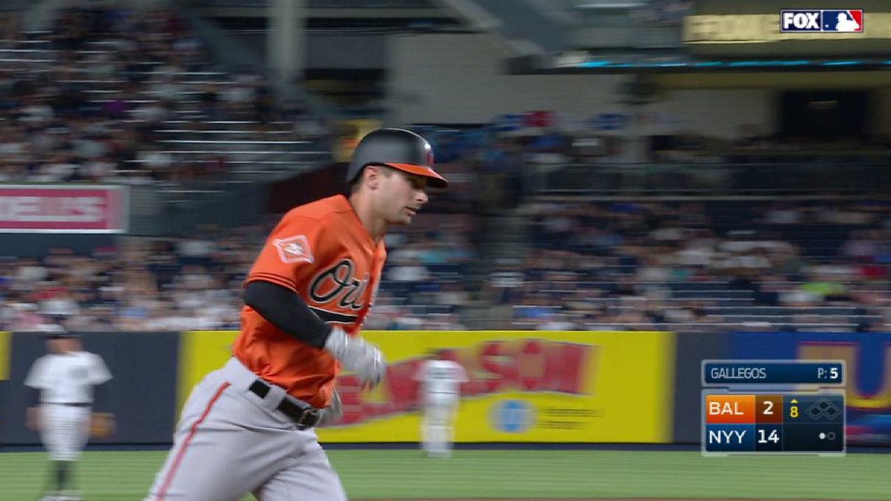 Rickard's solo shot to left