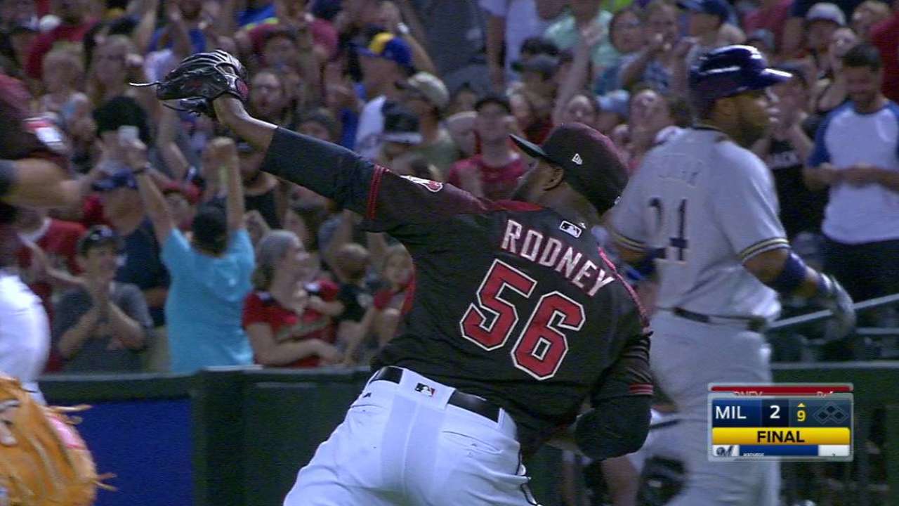 Rodney slams the door