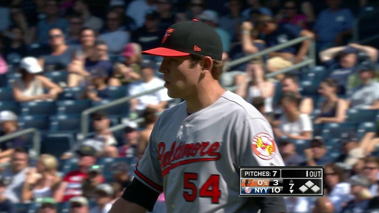 Yacabonis notches first career K