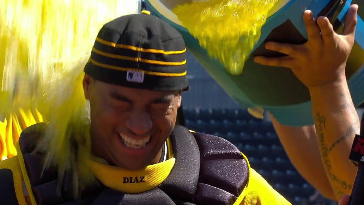 Diaz on his clutch hitting