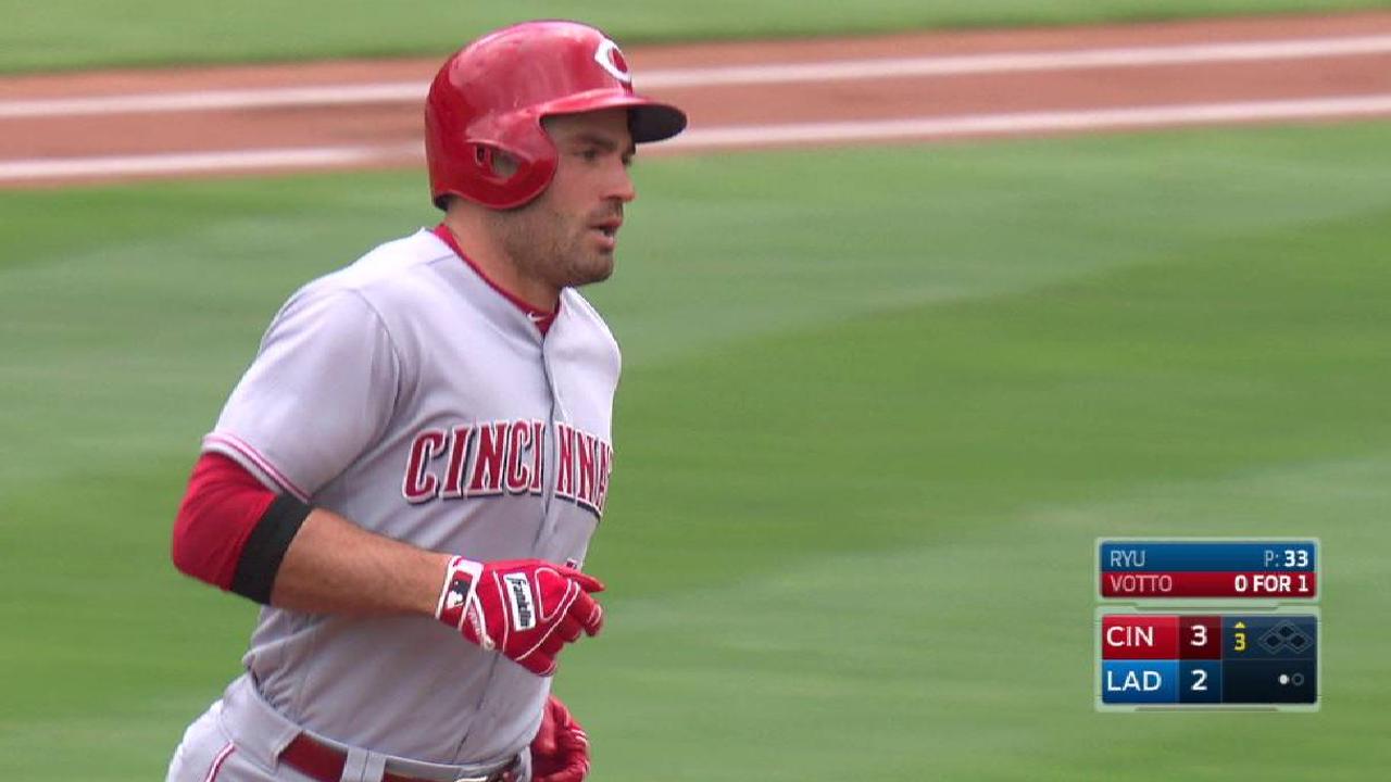Votto's solo shot moves the lead