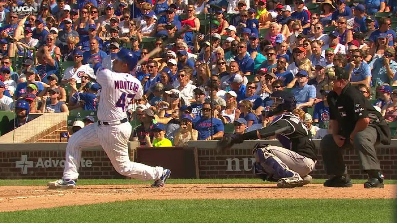 Con 4 jonrones, Cachorros le cortaron racha a Rockies