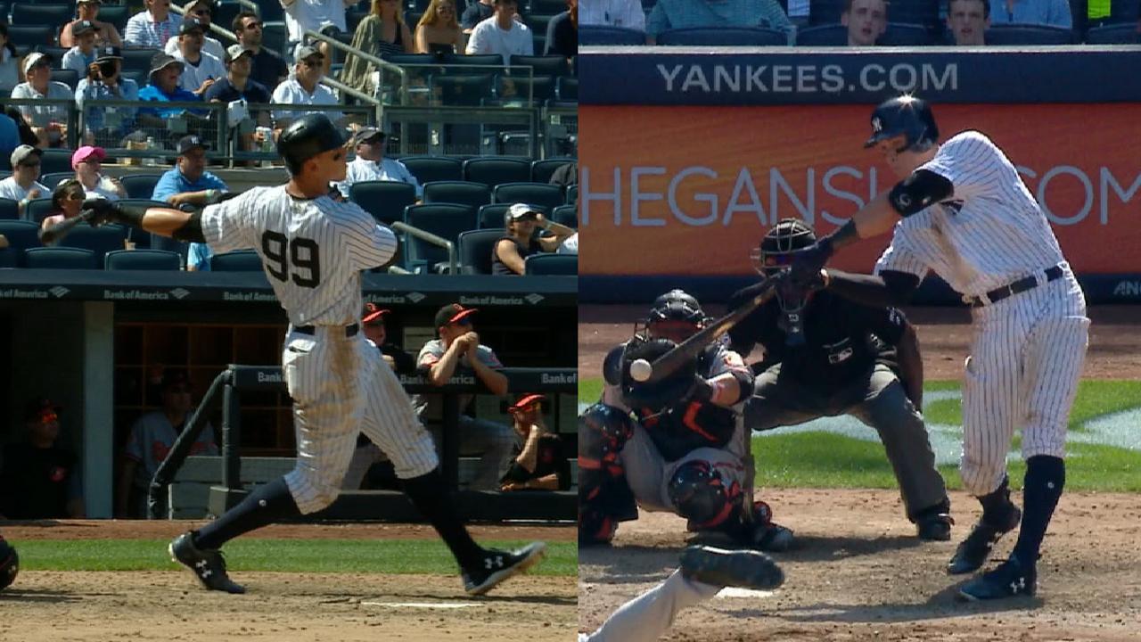 Aaron Judge da jonrón de 495 pies en barrida de Yankees a Orioles